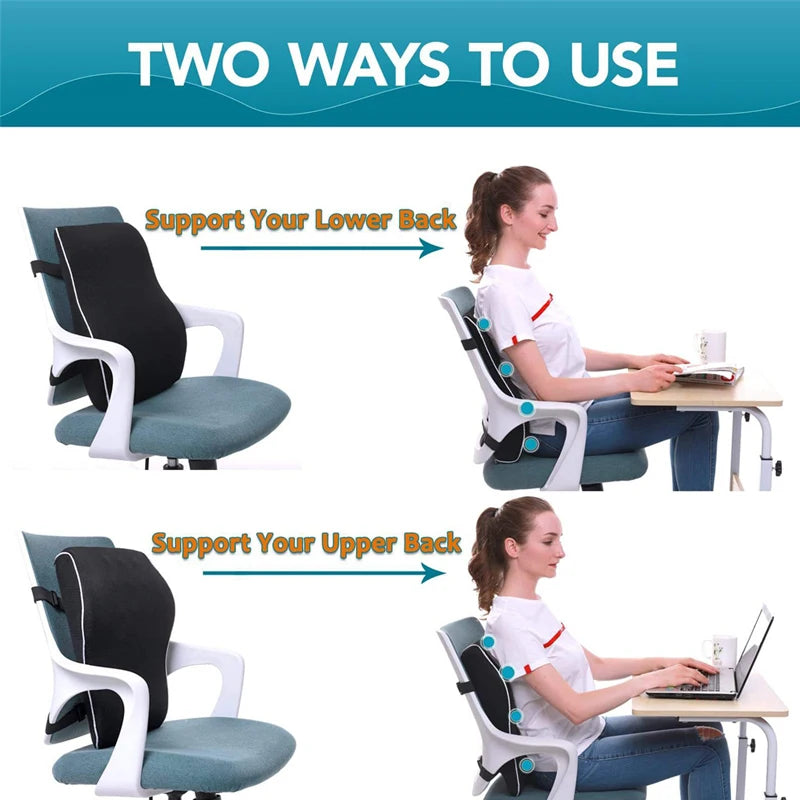 Premium Ergonomic Lumbar Support Cushion | The N7 Posture Series