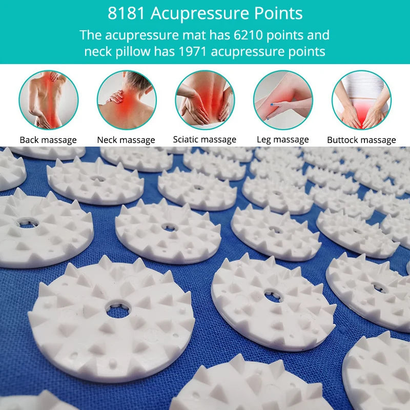 The N7 Spiculated Acupressure Mat & Tension Relief Set