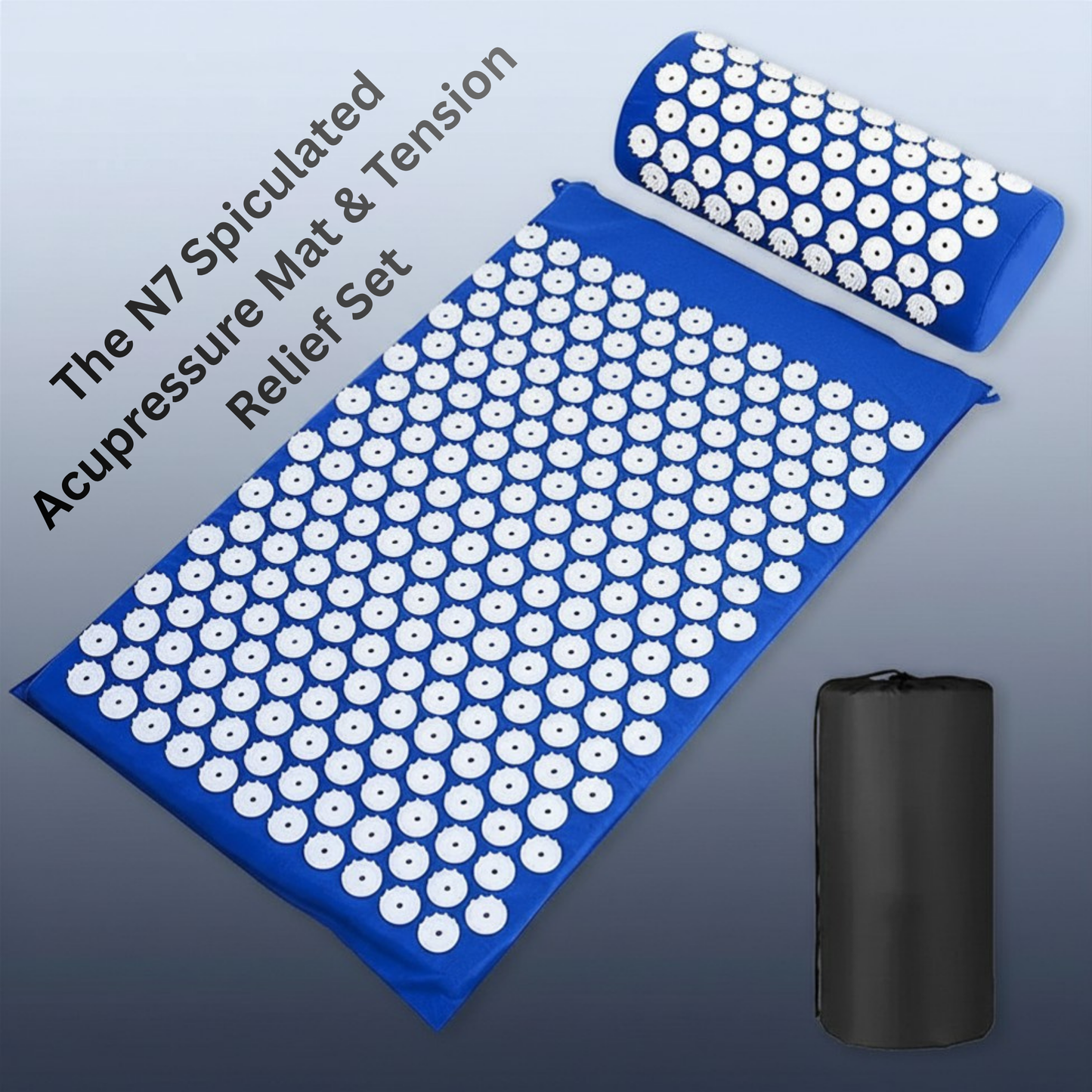 The N7 Spiculated Acupressure Mat & Tension Relief Set