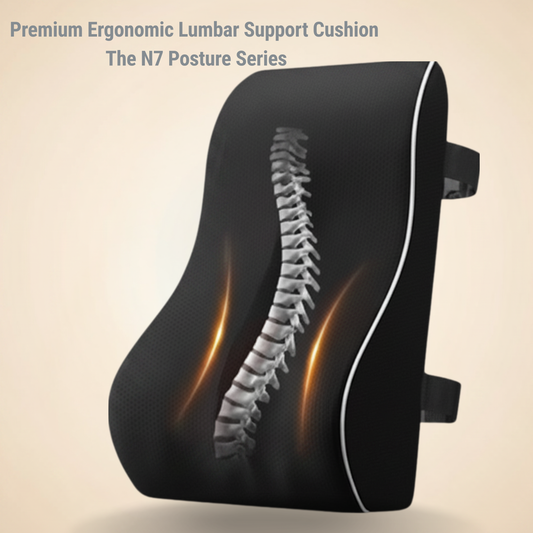 Premium Ergonomic Lumbar Support Cushion | The N7 Posture Series